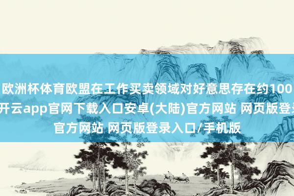 欧洲杯体育欧盟在工作买卖领域对好意思存在约1000亿欧元逆差-开云app官网下载入口安卓(大陆)官方网站 网页版登录入口/手机版